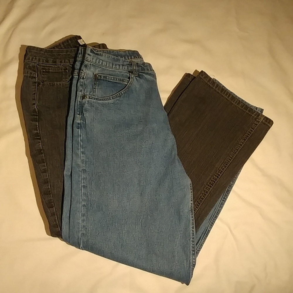2 Coldwater Creek jeans size 14